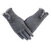MeiPing Touch Screen Phone Windproof Lined Thick Gloves for Women