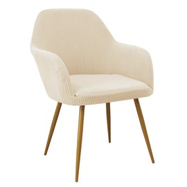 Yonus - Juego de fundas para sillas de comedor Parsons, fundas para sillones, fundas para sillas extraíbles, fundas protectoras para asientos para sala de estar (1, blanco natural)