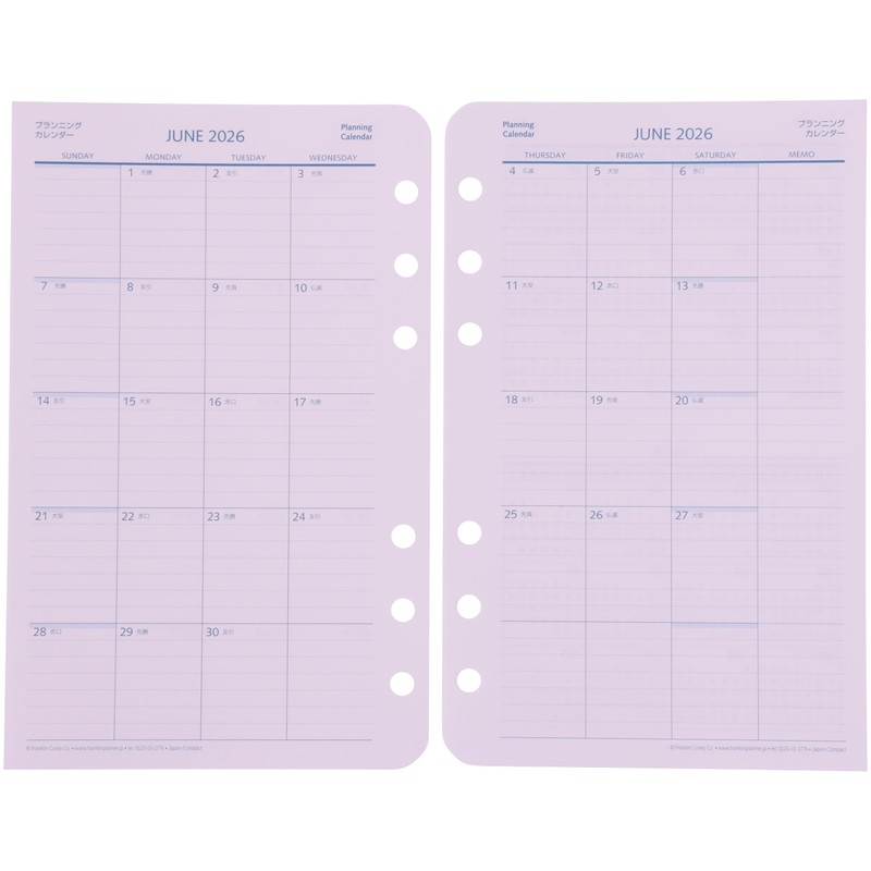 Franklin Planner Original Daily Refill, 12 Month Edition, Begins January
