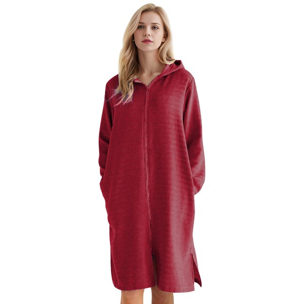 Weecreeture Hooded Towel Poncho with Zipper and Pocket, Surf Poncho