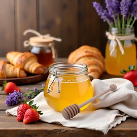 Wooden Honey Dipper Sticks Collecting Dispensing Drizzling Jam Portable Wedding Party for Honey Jam Jar Drizzle Honey Dining