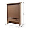 Outer Trails Extra Large Bat House, 3 Chambers, Brown, Holds
