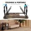 Lap Desk for Bed Adjustable Height, Foldable Bed Table with