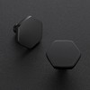 Home Expert Black Cabinet Knobs 15 Pack Solid Kitchen Cabinet