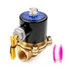 BAOMAIN 1/2" PT Brass Solenoid Valve DC 12V Normally Open