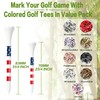 FINGER TEN Golf Tees Wood 3 1/4 2 3/4 Inch