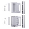 White Screen Hardware Kit for Andersen Doors, Fits Andersen A-Series