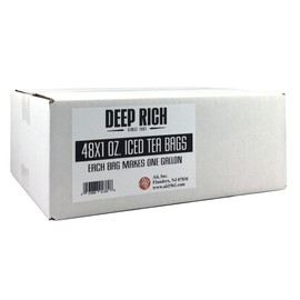 Deep Rich 48 x 1 oz Black Iced Tea Filter Bags