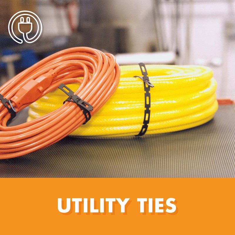 EasyFlex Plastic CableTies For Securing Trees, Plants, Household Items, 1/2-Inch