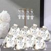 Metacipher 30 Set Funeral Favors for Guests White Angel Keychains