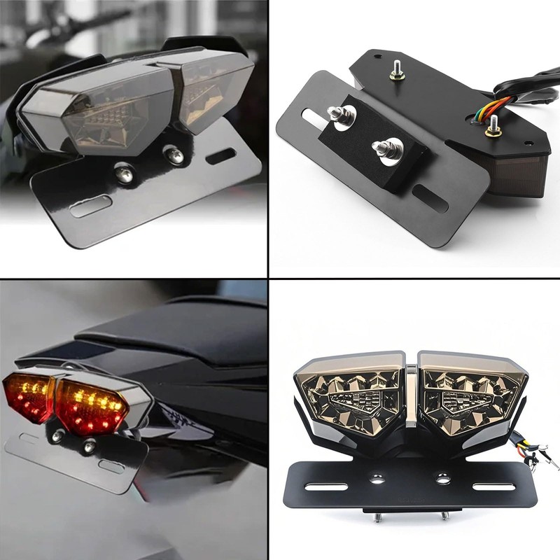 Motorcycle Tail Light, Motorcycle Integrated Brake Tail&Turn Signal Light with