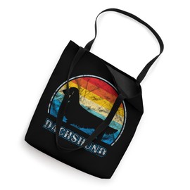 Longhaired Dachshund Vintage Design Dog Tote Bag
