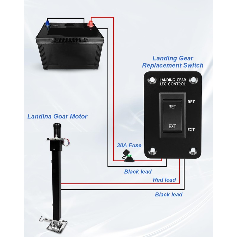 Landing Gear Replacement Switch Fit for 5th Wheel RVs and