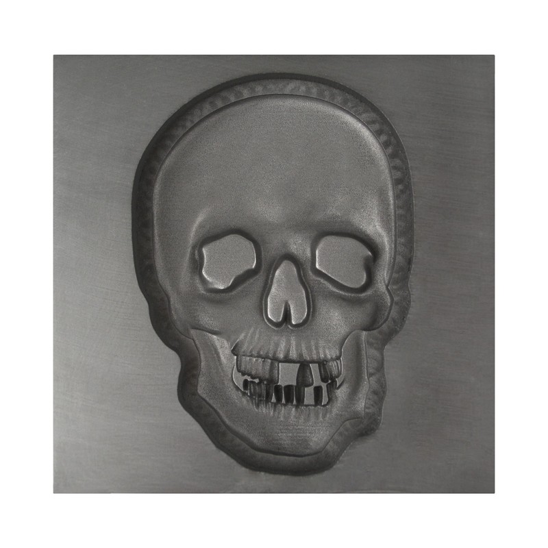 Large - Skull 3D Graphite Ingot Mold for Precious Metal