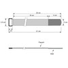 10 x 20 cm x 20 mm Resealable Velcro Cable