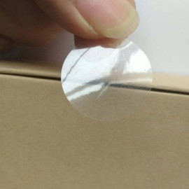 Nanairokan 2,000 Pieces! Sealing Gift Seal, Transparent, Round, Commercial Use, Envelopes, 1.0 inches (25 mm)