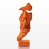 FOLKOR LIFE Thinker Statue Speak No Evil with Soft Velvety
