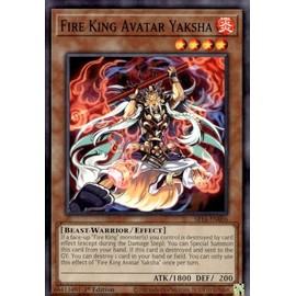 Fire King Avatar Yaksha - SR14-EN006 - Common - 1st Edition