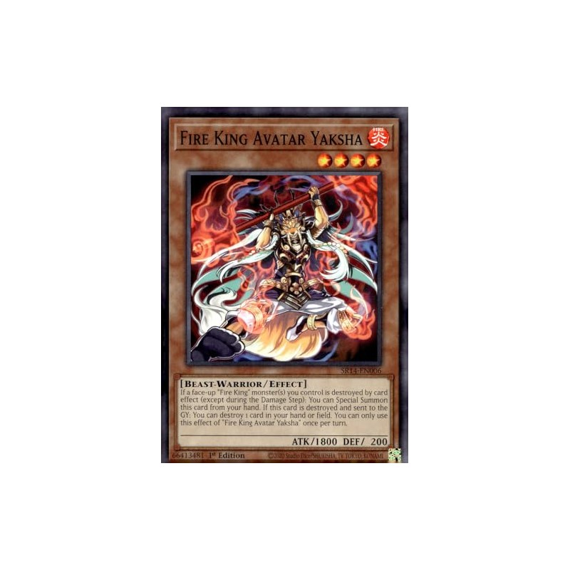 Fire King Avatar Yaksha - SR14-EN006 - Common - 1st