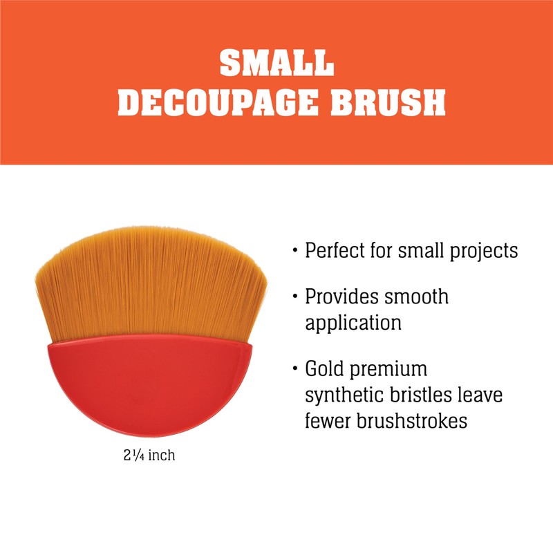 Mod Podge, Small Decoupage Brush, 24960, 2.25"
