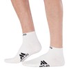 Mojo Athletic Compression Socks Ankle Length - Medium Support 15-20mmHg-White,