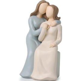 Mother Daughter Figurine, Mum Gifts for Mothers Day, Mum Birthday Gifts for Mum and Daughter Gifts from Mum Xmas Gift for Mum Grandmother Gifts for Nana Gifts Mothers Day Grave Mom Gifts for Christmas