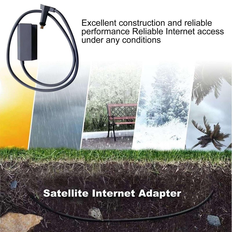 Starlink V2 Ethernet Adapter Rectangular Parabolic Antenna Satellite Adapter USB
