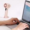 Smart Digital Display Handheld Fan Leafless Silent Small Turbine Fan
