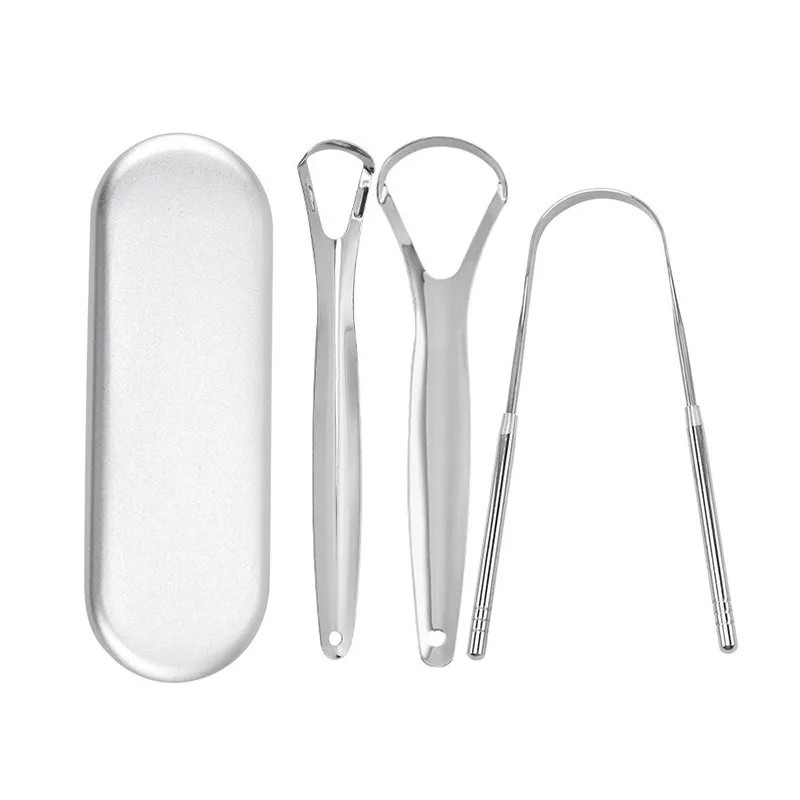 Stainless Steel Tongue Scraper for Daily Oral Care – Reusable
