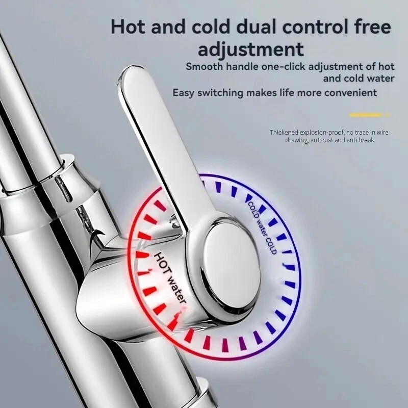 HarborFlow Stainless Kitchen Sink Faucet Brushed Nickel Single Handle Sprayer