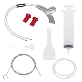 Walmine WR49X10173 Refrigerator Water Tube Heater Kit with Drain Hole Clog Tools Replacement for GE, Replace PS1766223 1381601 AP4318572
