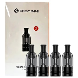 W-Direct Geekvape Wenax M1 Replacement Pod - 4 Pack - No Nicotine (1.2ohm)