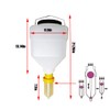 vitasunhow Sauce Dispenser, Refillable Sauce Squeeze Bottle and Leak Proof