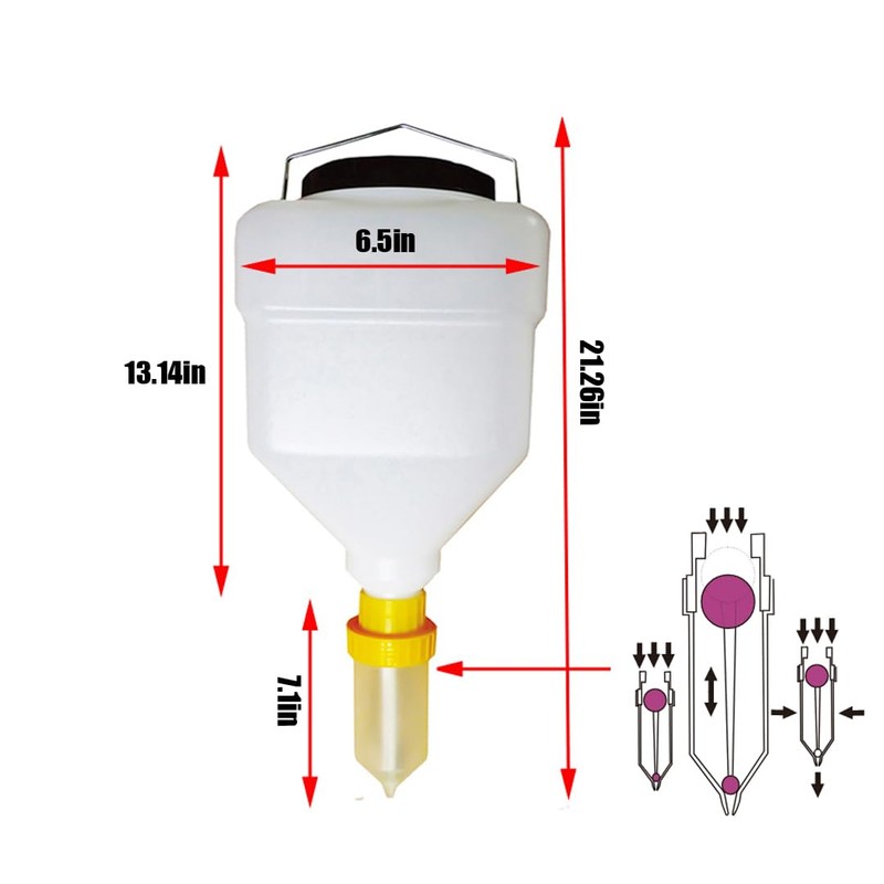 vitasunhow Sauce Dispenser, Refillable Sauce Squeeze Bottle and Leak Proof