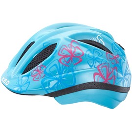 KED Meggy Trend Helmet Kids Green Croco 2017 mountain bike helmet downhill, lightblue flower, S/M