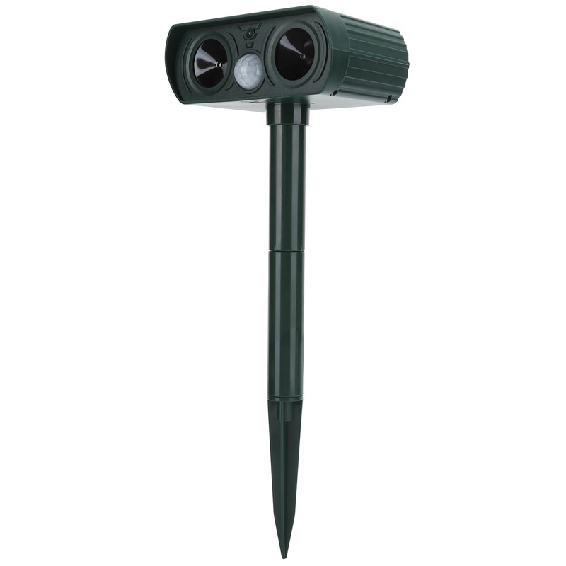 Solar Powered Ultrasonic Animal Repeller Wild Boar Cat Dog Repellent