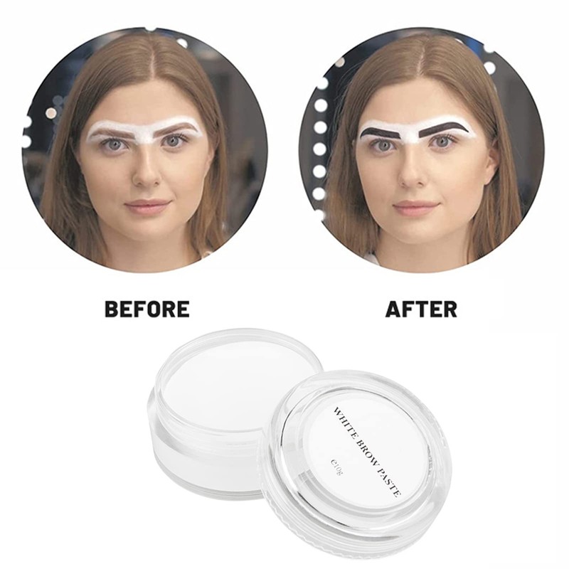 White Brow Paste 10g White Mapping Brow Paste for Permanent