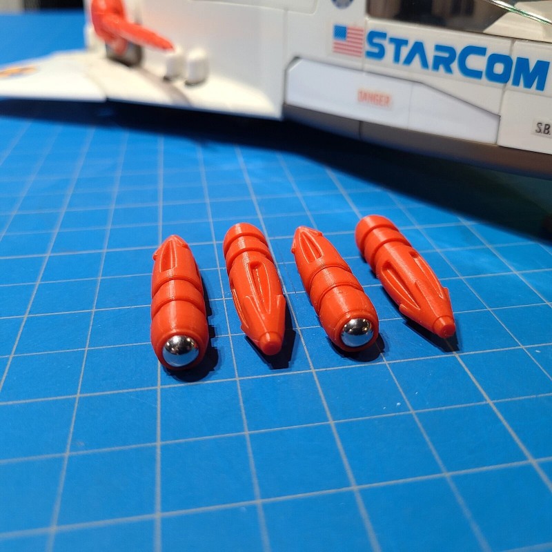 STARCOM STARMAX BOMBER Replica Replacement Bombs / Reproduction Kit-Complete Set