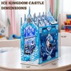 PYAARI Book Nook Kit - DIY 3D Ice Kingdom Castle