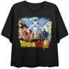 Dragon Ball Super Action-Packed Character Art Crew Neck Short Sleeve