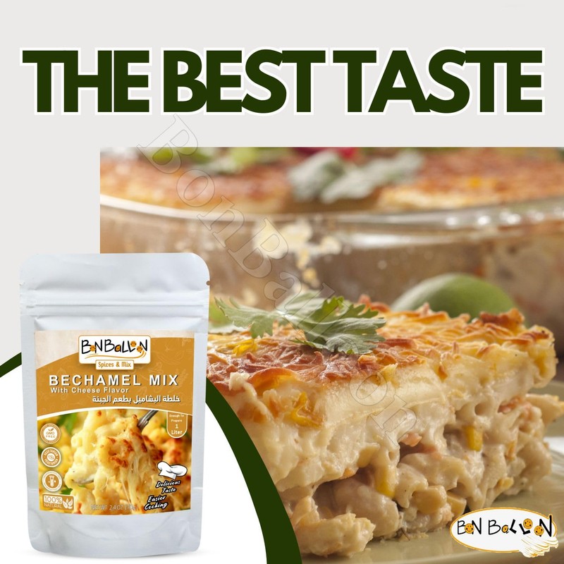 Bechamel Mix With Cheese Powder Flavor Cheesy Béchamel Spice Easy