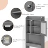 SEGAWE Modern Over The Toilet Space Saver Wooden Storage Cabinet