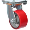 KUAFU Hitch Mount Skid Wheel Universal for RV Travel Trailer