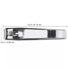Beauticom 3pcs Beauticom Professional Stainless Steel Toe Nail Clippers Curved Edge Style