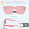 Hycredi Flexible Polarized Sunglasses with Strap for Baby Age 0-2
