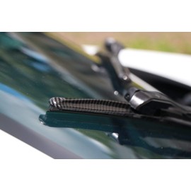 Clix Wipers - 20" Black Carbon Fiber Automotive Replacement Wiper Blade (Pack of 1) Universal Clip On All-Weather Flex Frame Windshield Wiper