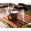 bar@drinkstuff Manhattan Nights Stainless Steel Ribbed Ice Bucket 1.8ltr