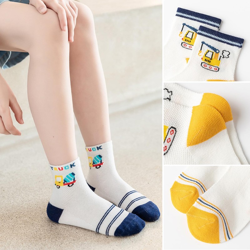 Buffydeer Kids' Socks, Baby Socks, Cotton Socks, Boys and Girls,