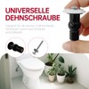Toilettensitz Dübel Set WC Sitz Befestigung – Klobrille Schrauben &