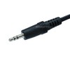 Monoprice 100665 Stereo Plug/2 RCA Plug Cable, 3.5mm, 6-Inch, Black